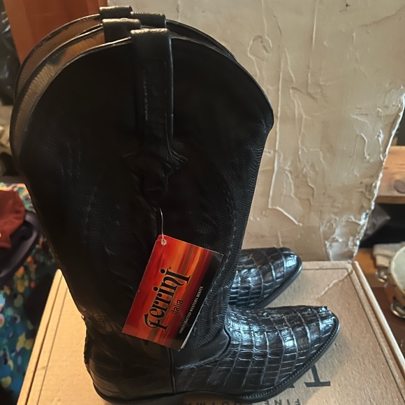 Ferrini Caiman body cowboy boot size 9 D